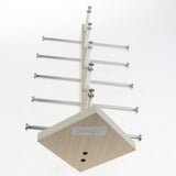 Maxbell Maxbell 5 Layers Wood Sunglasses Display Stand Eyeglasses Shelves Oak Color