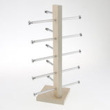 Maxbell 2 Pcs 5 Layers Wood Sunglasses Display Stand Eyeglasses Shelves
