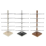 Maxbell Maxbell 5 Layers Wood Sunglasses Display Stand Eyeglasses Shelves Oak Color