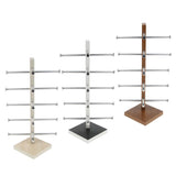 Maxbell 2 Pcs 5 Layers Wood Sunglasses Display Stand Eyeglasses Shelves