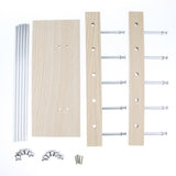 Maxbell Maxbell Sunglasses Display Stand Glass Eyewear Storage Rack for 10Pairs Wood