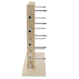 Maxbell Maxbell Sunglasses Display Stand Glass Eyewear Storage Rack for 10Pairs Wood