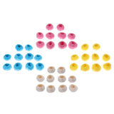Maxbell Maxbell 100 Pieces Disposable Kids Baby Bath Ear Protectors Covers Earmuffs Clear