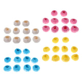 Maxbell Maxbell 100 Pieces Disposable Kids Baby Bath Ear Protectors Covers Earmuffs Clear