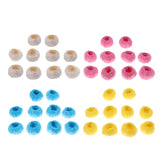 Maxbell Maxbell 100 Pieces Disposable Kids Baby Bath Ear Protectors Covers Earmuffs Clear