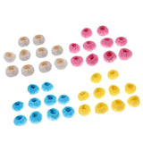 Maxbell Maxbell 100 Pieces Disposable Kids Baby Bath Ear Protectors Covers Earmuffs Clear