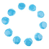 Maxbell Maxbell 100 Pieces Disposable Kids Baby Bath Ear Protectors Covers Earmuffs Blue