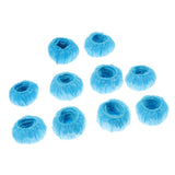 Maxbell Maxbell 100 Pieces Disposable Kids Baby Bath Ear Protectors Covers Earmuffs Blue