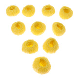 Maxbell Maxbell 100 Pieces Disposable Kids Baby Bath Ear Protectors Covers Earmuffs Yellow