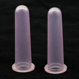 Maxbell Maxbell 2pcs Silicone Face Eye Anti Cellulite Massage Vacuum Cupping Cups Set Pink