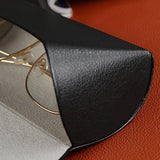 Maxbell Maxbell Portable Metal Glasses Pouch Case Eyeglass Sunglass Storage Box Black
