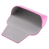 Maxbell Maxbell Portable Metal Glasses Pouch Case Eyeglass Sunglass Storage Box Rose Red