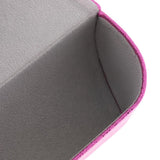 Maxbell Maxbell Portable Metal Glasses Pouch Case Eyeglass Sunglass Storage Box Rose Red