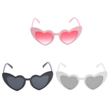 Maxbell 2 Pair Heart Shaped Sunglasses Women Party Eyewear Eyeglasses Fashion Shades