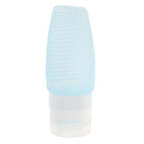 Maxbell Maxbell Silicone Squeezable Empty Lotion Shampoo Makeup Bottle 48ml Light Blue