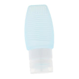 Maxbell Maxbell Silicone Squeezable Empty Lotion Shampoo Makeup Bottle 48ml Light Blue