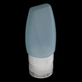 Maxbell Maxbell Silicone Squeezable Empty Lotion Shampoo Makeup Bottle 48ml Light Blue