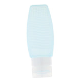 Maxbell Maxbell Silicone Squeezable Empty Lotion Shampoo Makeup Bottle 78ml Light Blue