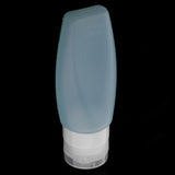 Maxbell Maxbell Silicone Squeezable Empty Lotion Shampoo Makeup Bottle 78ml Light Blue