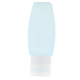 Maxbell Maxbell Silicone Squeezable Empty Lotion Shampoo Makeup Bottle 78ml Light Blue