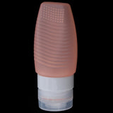 Maxbell Maxbell Silicone Squeezable Empty Lotion Shampoo Makeup Bottle 48ml Light Orange