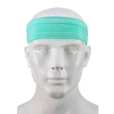 Maxbell Maxbell Unisex Sports Yoga Headband Wrap Gym Fitness Elastic Sweatband Green