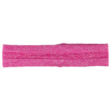 Maxbell Maxbell Unisex Sports Yoga Headband Wrap Gym Fitness Elastic Sweatband Rose Red