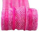 Maxbell Maxbell Unisex Sports Yoga Headband Wrap Gym Fitness Elastic Sweatband Rose Red