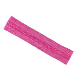 Maxbell Maxbell Unisex Sports Yoga Headband Wrap Gym Fitness Elastic Sweatband Rose Red
