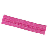 Maxbell Maxbell Unisex Sports Yoga Headband Wrap Gym Fitness Elastic Sweatband Rose Red