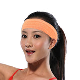 Maxbell Maxbell Unisex Sports Yoga Headband Wrap Gym Fitness Elastic Sweatband Orange