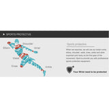 Maxbell Adjustable Compression Wrist Support Brace for Basketball Weightlifting M