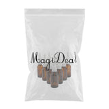 Maxbell Maxbell 10 Pieces 30ml Empty Glass Nasal Spray Bottle Fine Mist Vials Sprayer Brown