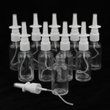 Maxbell Maxbell 10 Pieces 30ml Empty Glass Nasal Spray Bottle Fine Mist Vials Sprayer Clear
