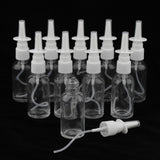 Maxbell Maxbell 10 Pieces 30ml Empty Glass Nasal Spray Bottle Fine Mist Vials Sprayer Clear
