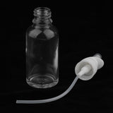 Maxbell Maxbell 10 Pieces 30ml Empty Glass Nasal Spray Bottle Fine Mist Vials Sprayer Clear