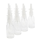 Maxbell Maxbell 10 Pieces 30ml Empty Glass Nasal Spray Bottle Fine Mist Vials Sprayer Clear