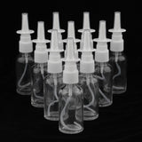 Maxbell Maxbell 10 Pieces 30ml Empty Glass Nasal Spray Bottle Fine Mist Vials Sprayer Clear