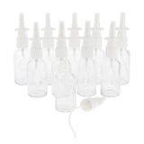 Maxbell Maxbell 10 Pieces 30ml Empty Glass Nasal Spray Bottle Fine Mist Vials Sprayer Clear