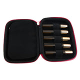 Maxbell Maxbell Essential Oil Bag Carrying Storage Case Contain 10 Pieces 10ml Vial Rose Red