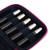 Maxbell Maxbell Essential Oil Bag Carrying Storage Case Contain 10 Pieces 10ml Vial Rose Red