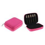 Maxbell Maxbell Essential Oil Bag Carrying Storage Case Contain 10 Pieces 10ml Vial Rose Red