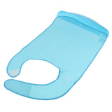 Maxbell 2 Pcs Meals Clothing Protector Bibs Disability Aid Apron with PE Pocket Blue