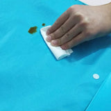 Maxbell 2 Pcs Meals Clothing Protector Bibs Disability Aid Apron with PE Pocket Blue