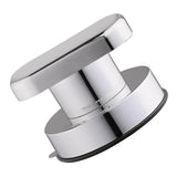 Maxbell Maxbell Bathroom Shower Suction Cup Safety Knobs Handle Exterior Interior Silver
