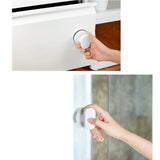 Maxbell Maxbell Bathroom Shower Suction Cup Safety Knobs Handle Exterior Interior White