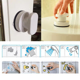 Maxbell Maxbell Bathroom Shower Suction Cup Safety Knobs Handle Exterior Interior White