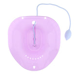 Maxbell Maxbell Toilet Sitz Bath Tub Hip Basin with Flusher for Pregnant Hemorrhoids Purple