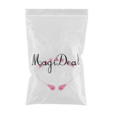 Maxbell Maxbell Pink Neck Back Shoulder Trigger Point Massage Roller Rope Massager Rolling Balls Tool