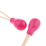 Maxbell Maxbell Pink Neck Back Shoulder Trigger Point Massage Roller Rope Massager Rolling Balls Tool
